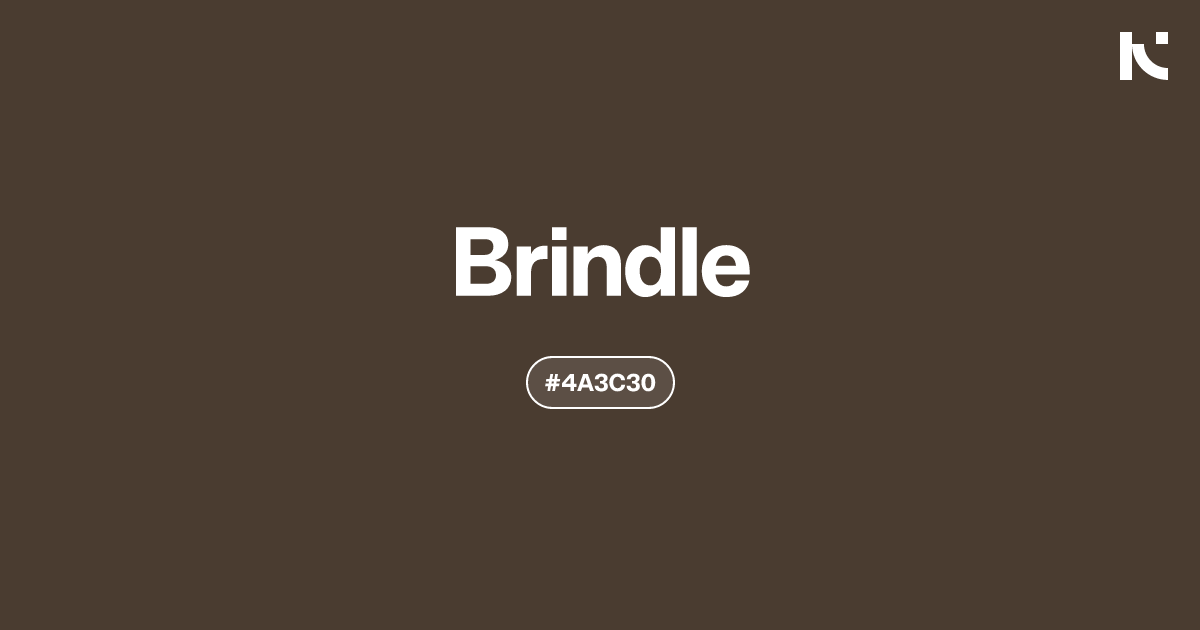 Brindle color meaning, hex code, palettes, images