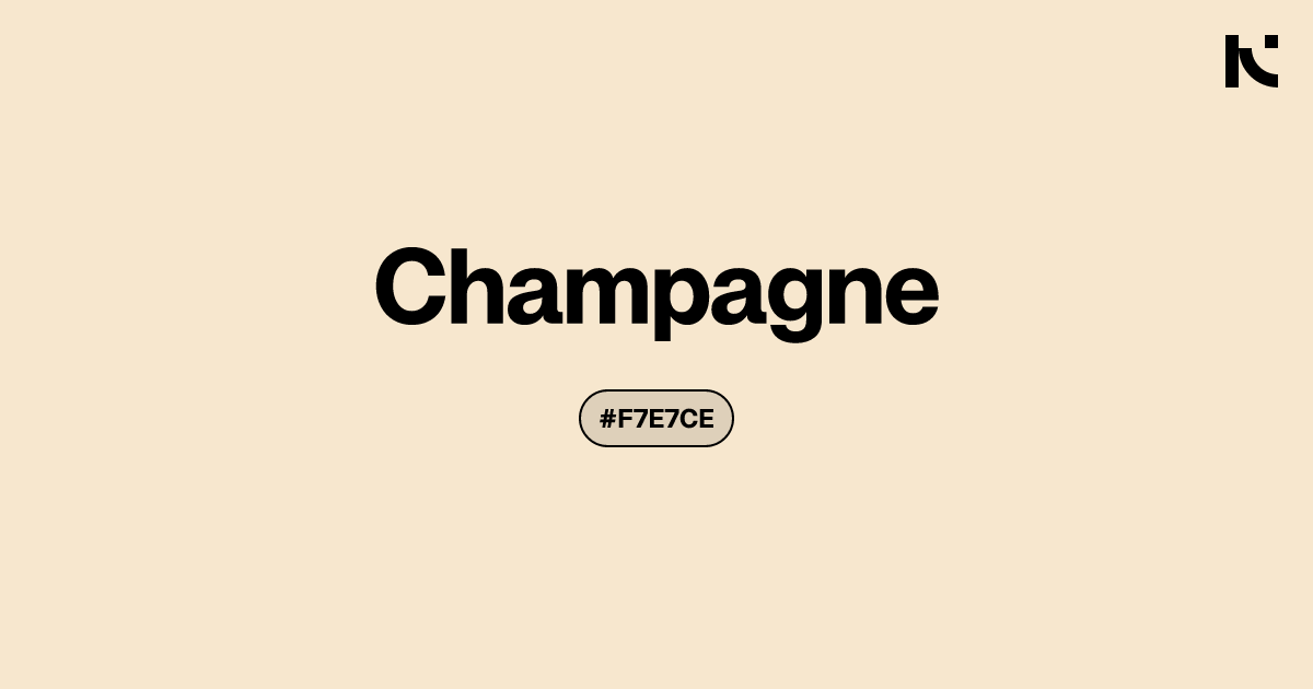 Champagne | color meaning, hex code, palettes, images